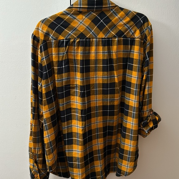 Billy T. Soft flannel XL NWT Urban Plaid Rust - Picture 5 of 7